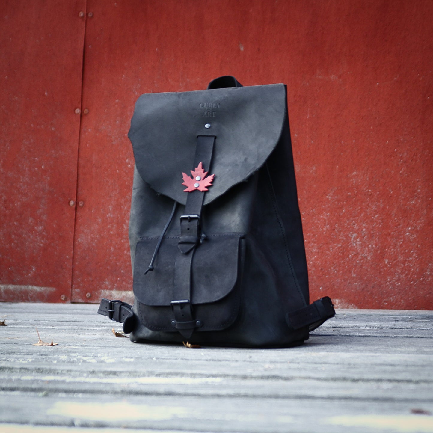 "Big Adventure" Large Leather Backpack