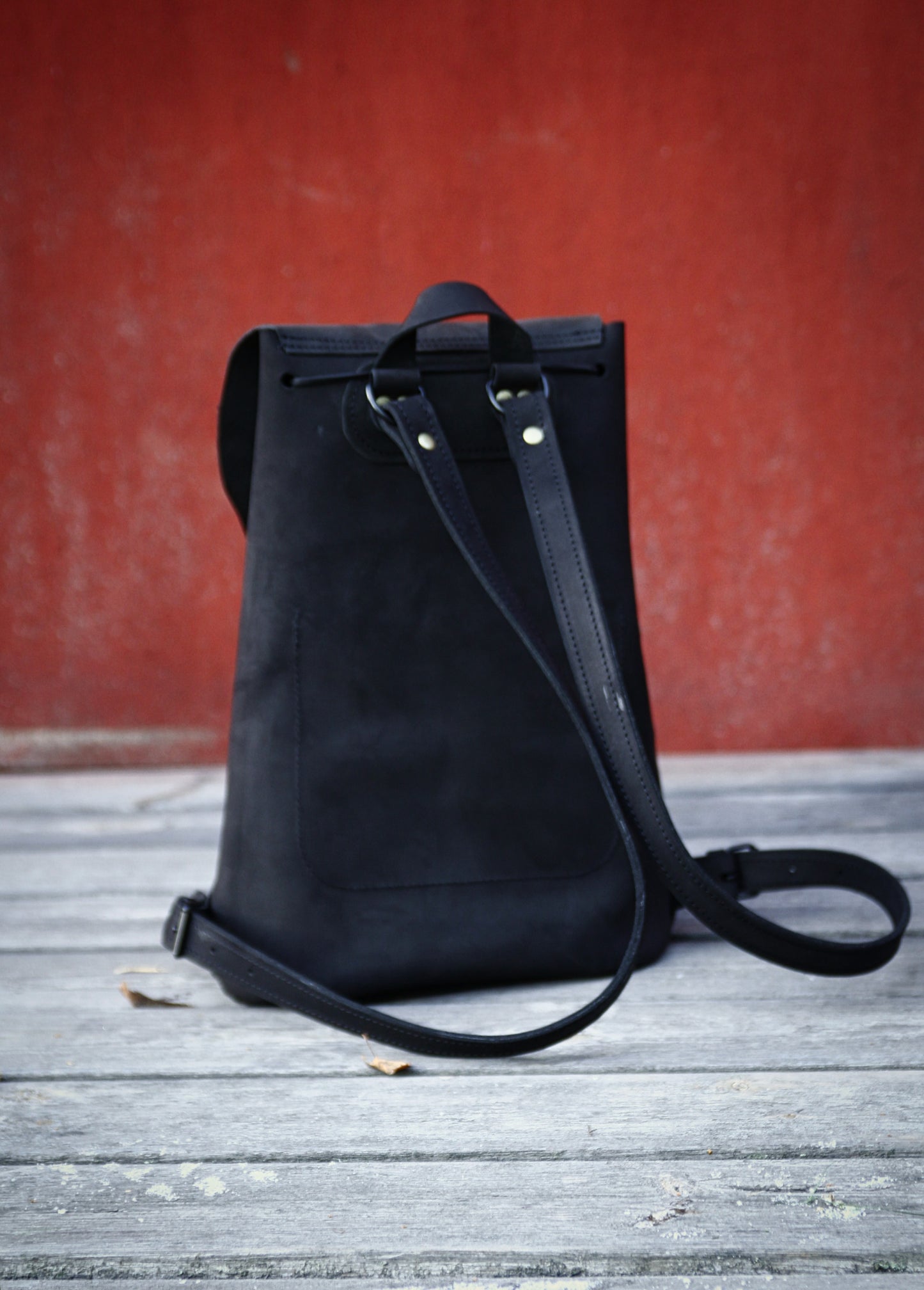 "Big Adventure" Large Leather Backpack