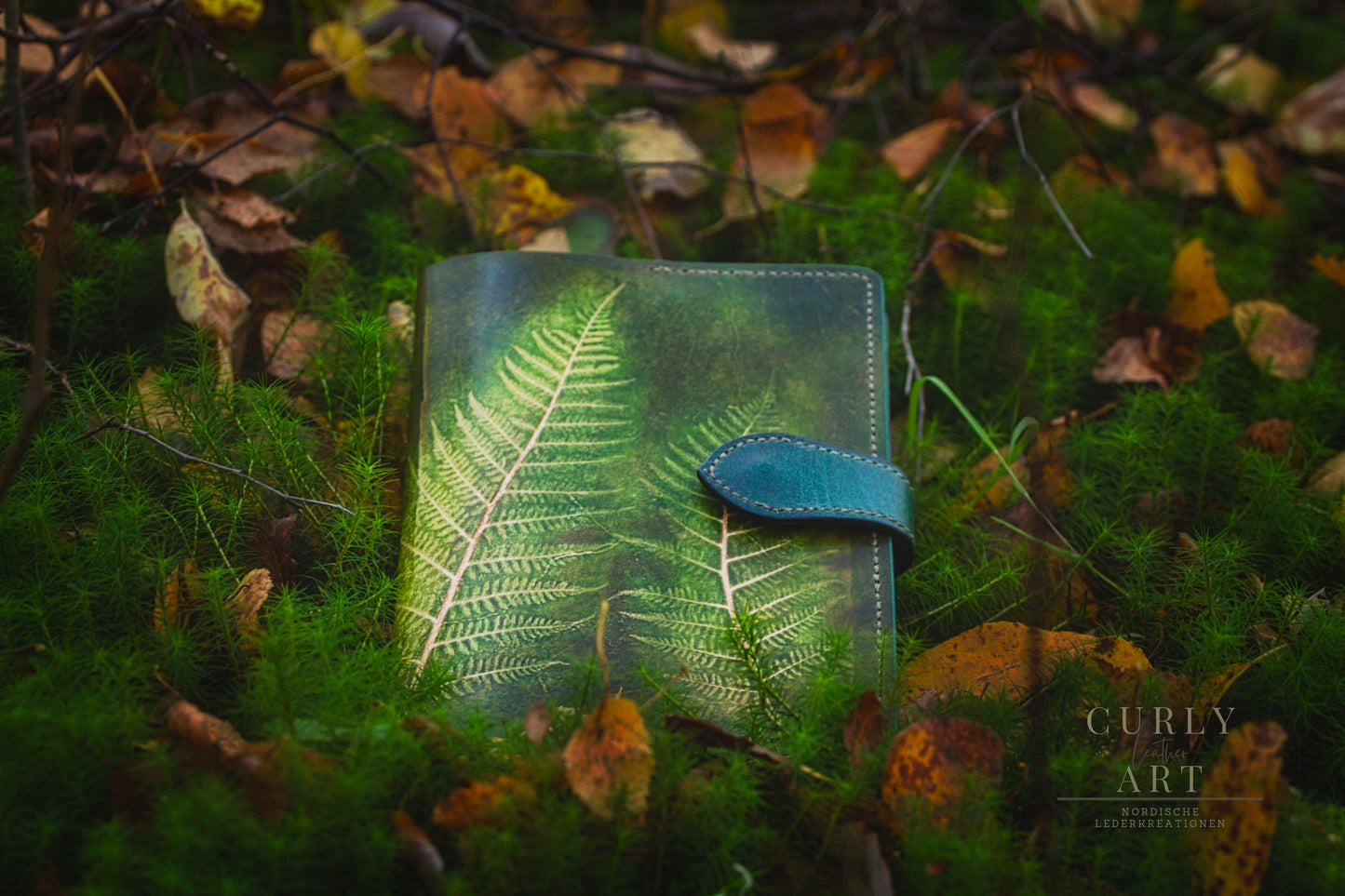 Höstligt anteckningsbokomslag • Fern Notebook • Dagbok