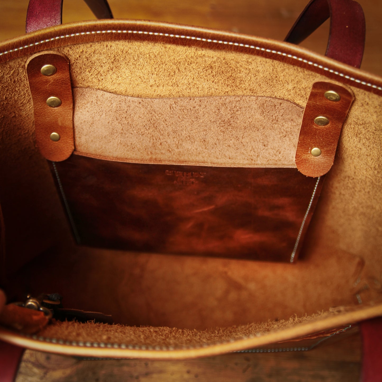 Baum des Lebens • Leder Shopper • mit Innentasche • Shopper Tasche