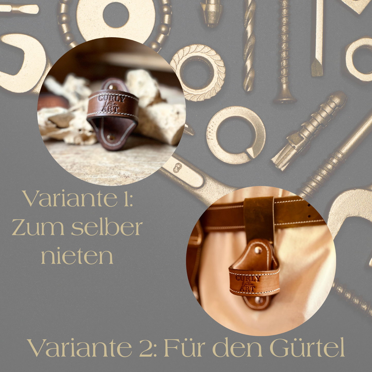 Hammerhalter Leder – Hammerhalter für Gürtel