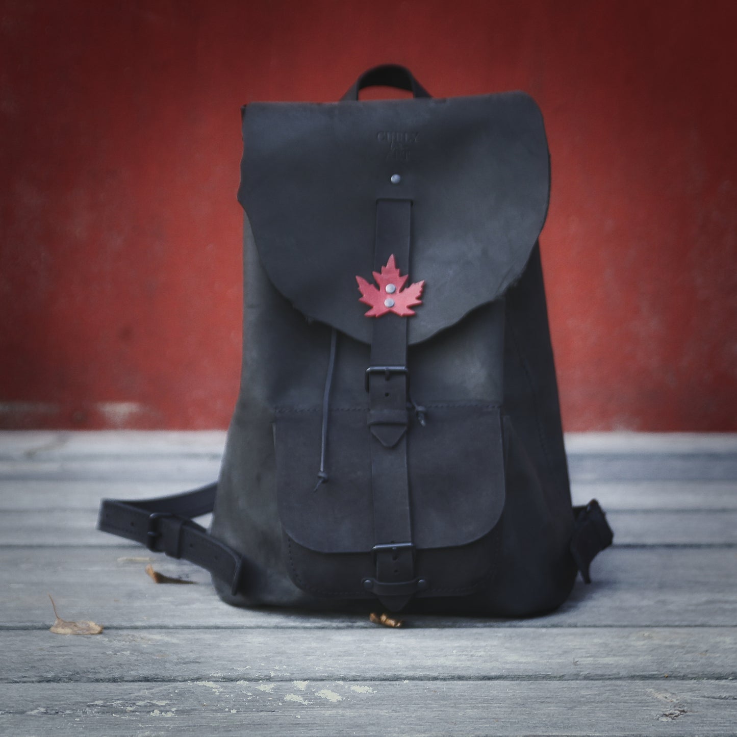"Big Adventure" Large Leather Backpack