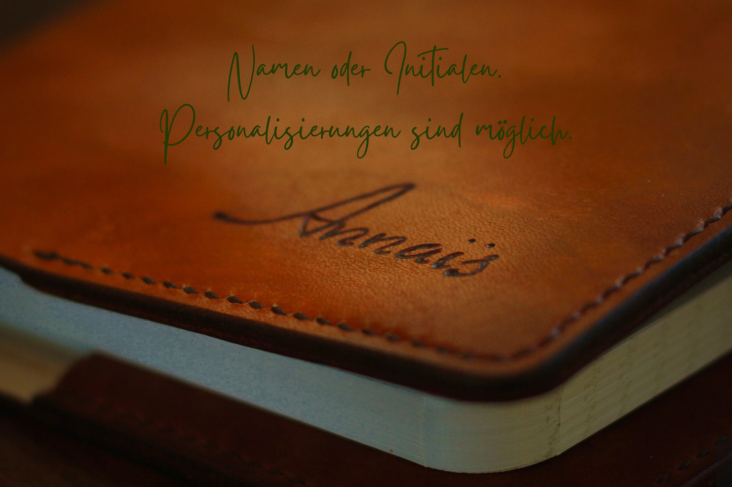 Handmade leather tobacco pouch with Yggdrasil – the world tree of Norse mythology