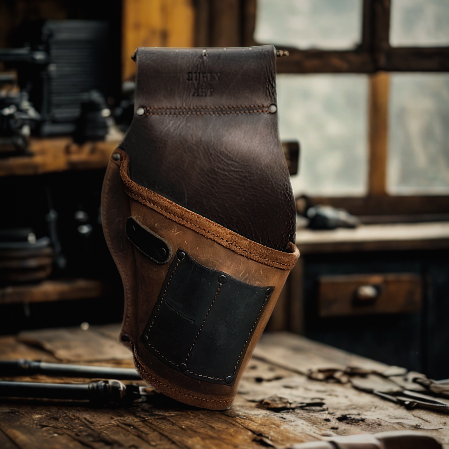 Akkuschrauber Modul - Akkuschrauberhalter Leder – Werkzeuggürtel