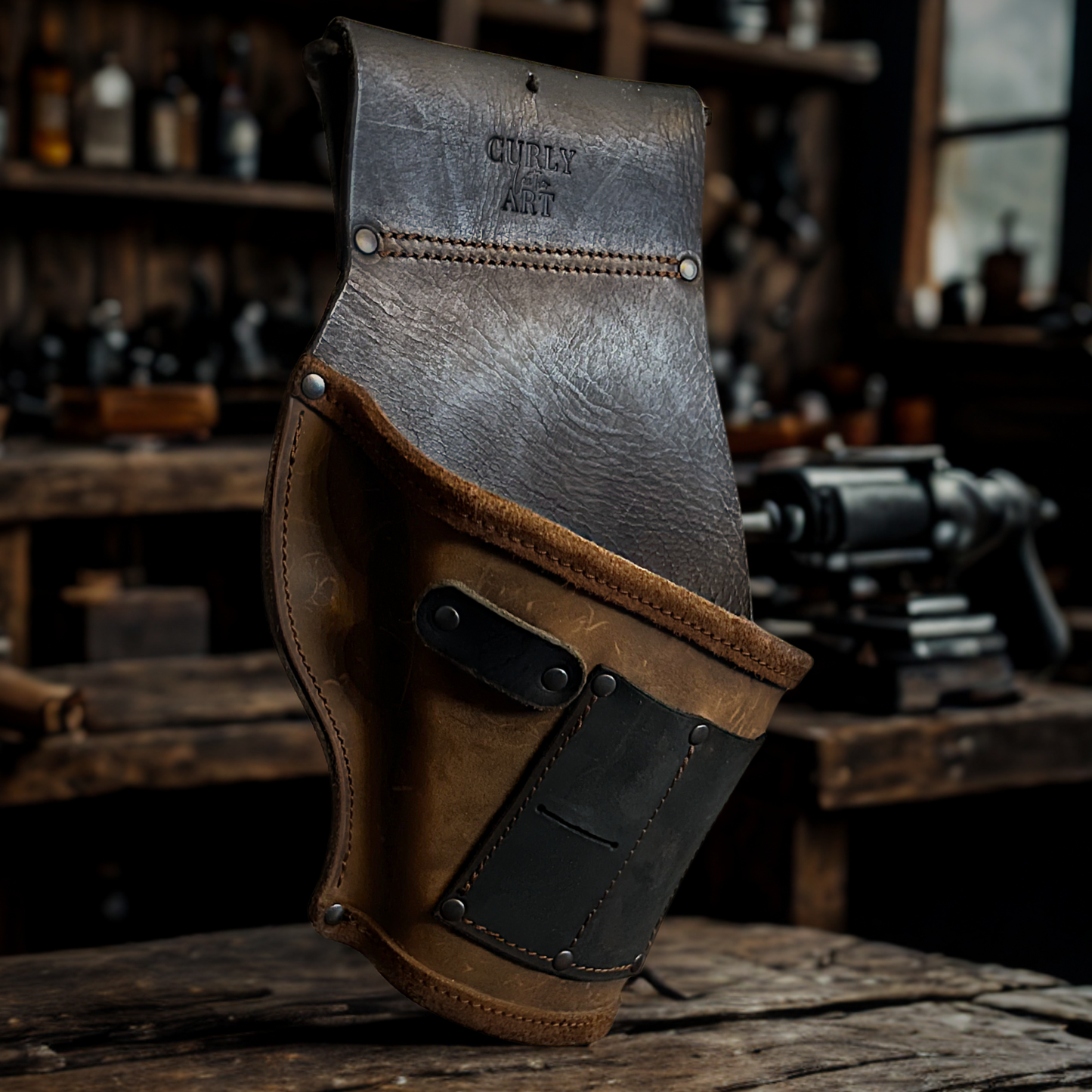 Akkuschrauber Modul - Akkuschrauberhalter Leder – Werkzeuggürtel