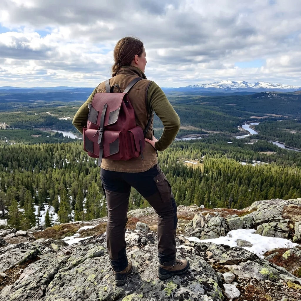 Läderryggsäck New Adventure – handgjord