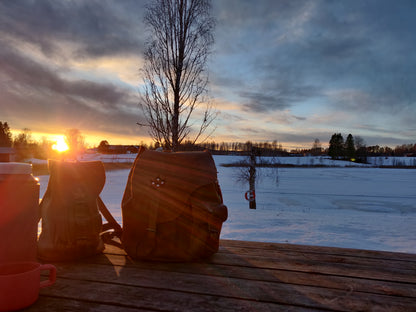 "Asymmetric" Leder Rucksack