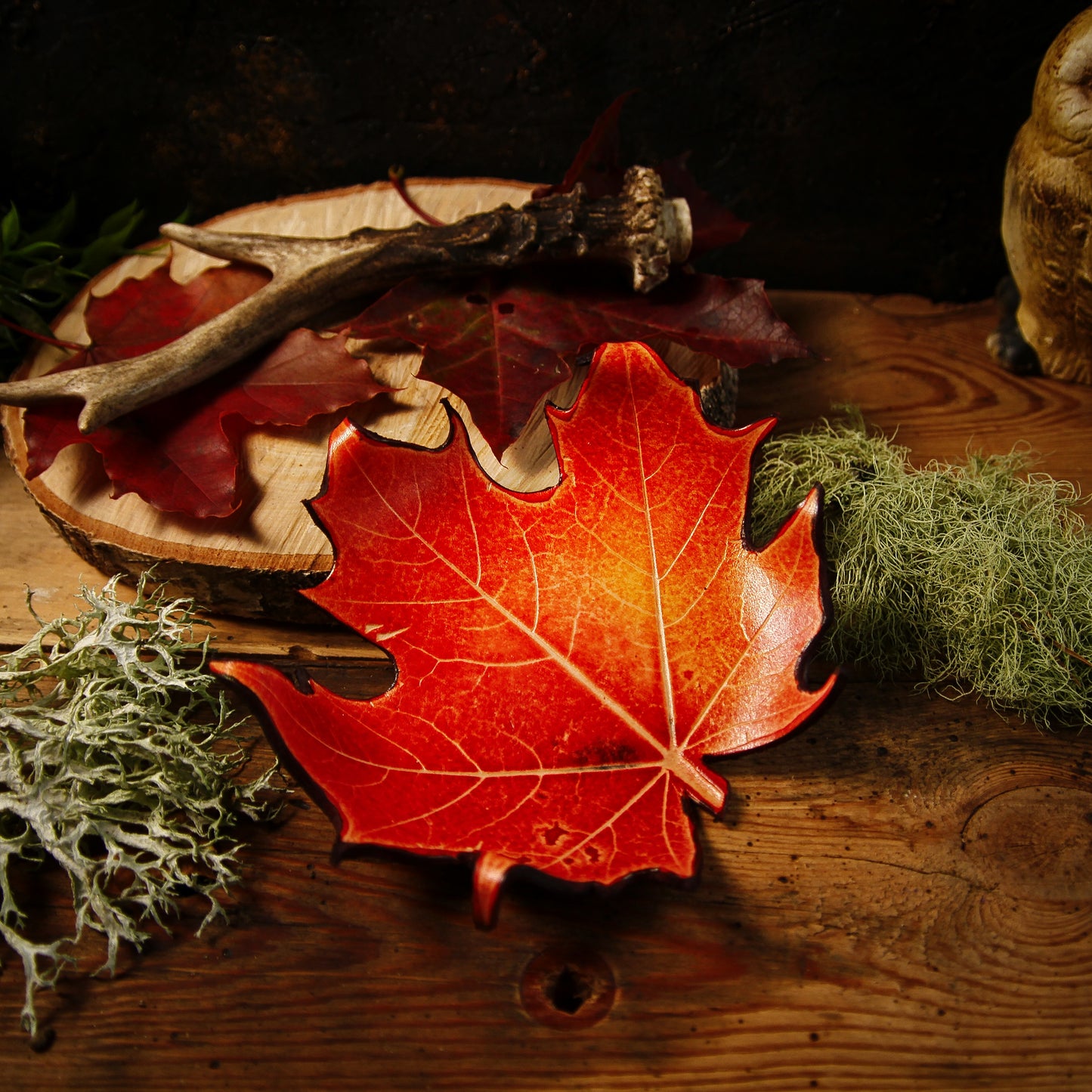 Herbstlicher Kerzenhalter / Teelicht 🍁✨