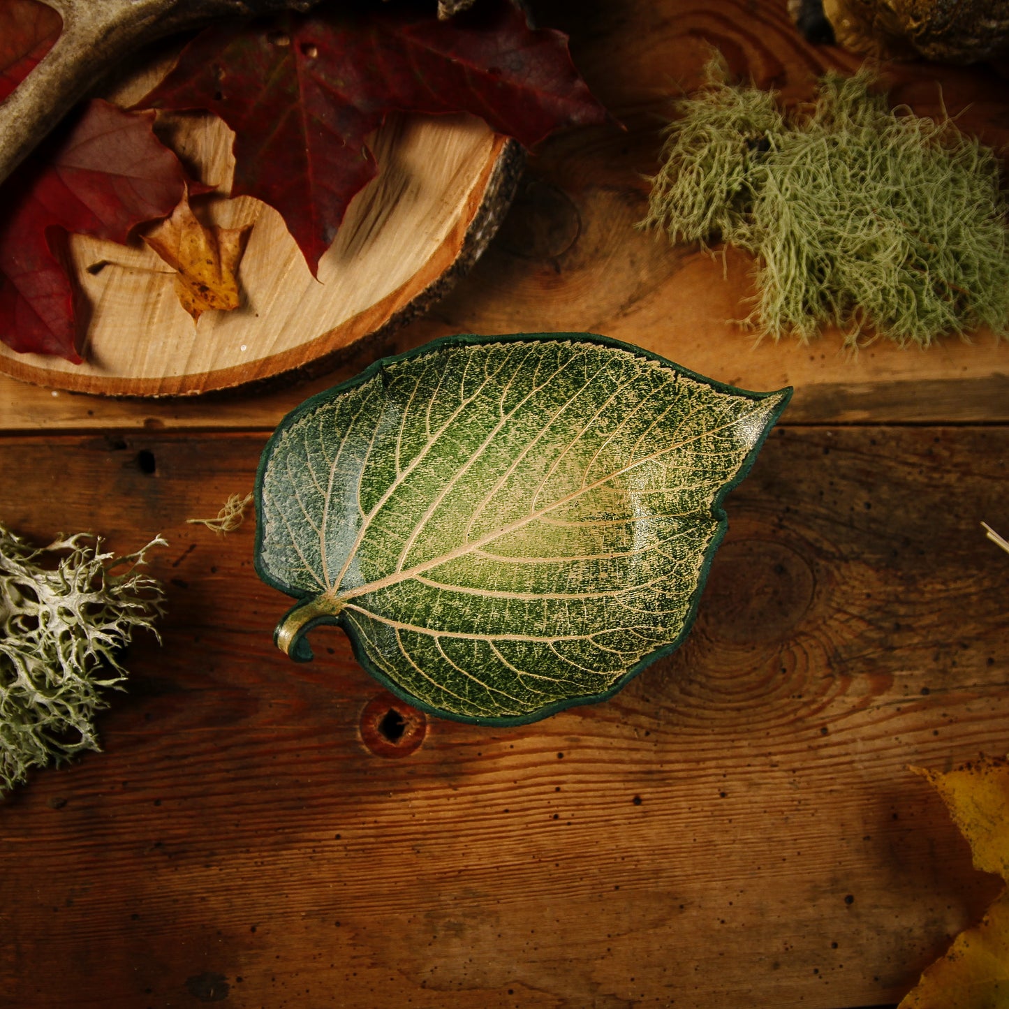 Herbstlicher Kerzenhalter / Teelicht 🍁✨