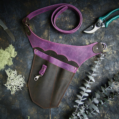 Garden Tool Belt Leather/Florist Tool Belt/Right Body Side/Farm Belt/Garden Tool Belt/Tool Waist Bag Leather