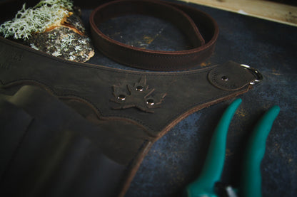 Garden Tool Belt Leather/Florist Tool Belt/Right Body Side/Farm Belt/Garden Tool Belt/Tool Waist Bag Leather