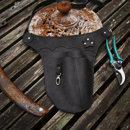 Garden Tool Belt Leather/Florist Tool Belt/Right Body Side/Farm Belt/Garden Tool Belt/Tool Waist Bag Leather