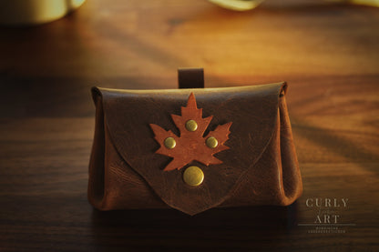 Wallet women soft leather // wallet belt loop // purse minimalist // belt wallet women