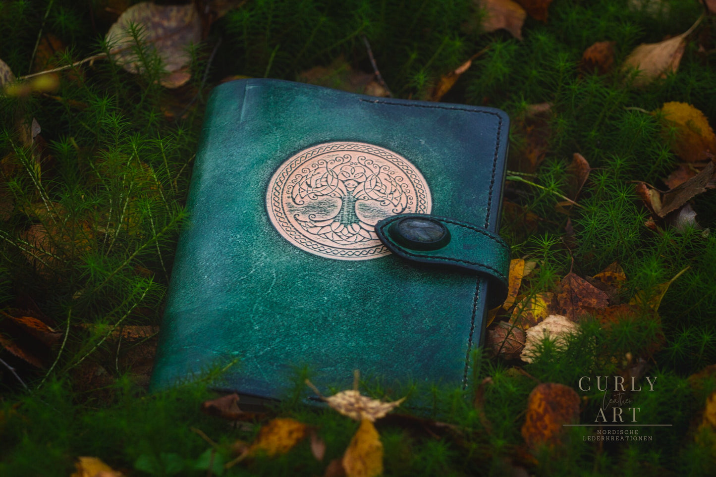 Notebook leather A5/personalized notebook/notebook to design yourself,tree of life,design notebook/grimoire,bullet journal