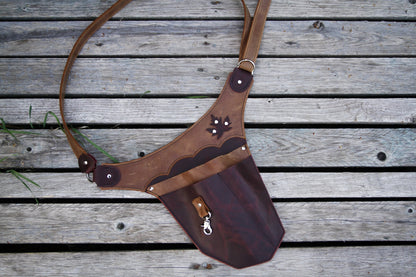 Leather garden tool belt/leather tool belt/florist tool belt/leather garden belt/garden tool belt/garden belt pouch